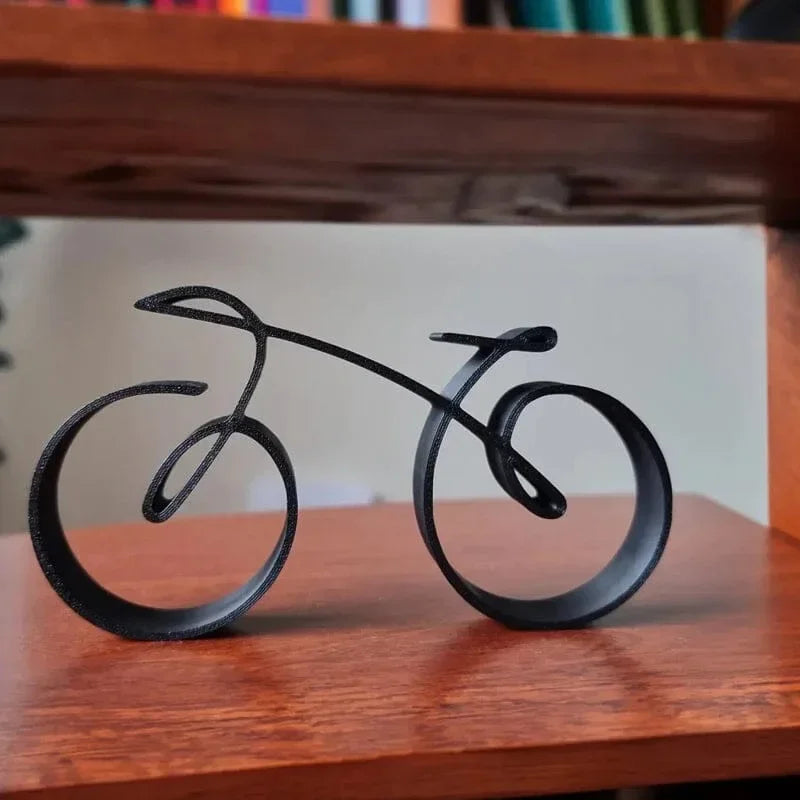 Bicicleta de Escultura para Decorar e Presentear